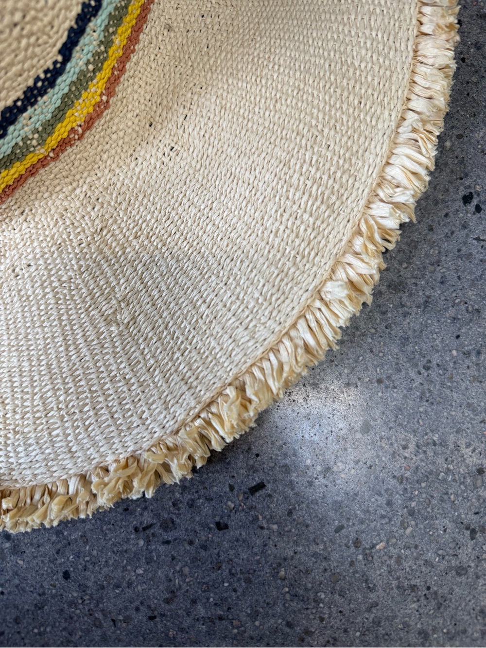 Madewell x Biltmore Rainbow Straw Hat - Picture 3 of 7